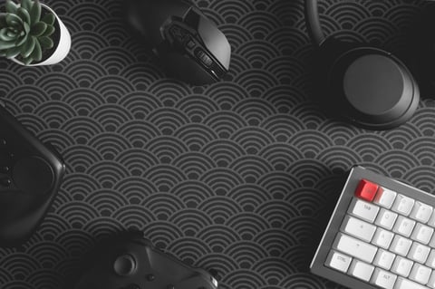 Blood Moon Gaming Desk Mat